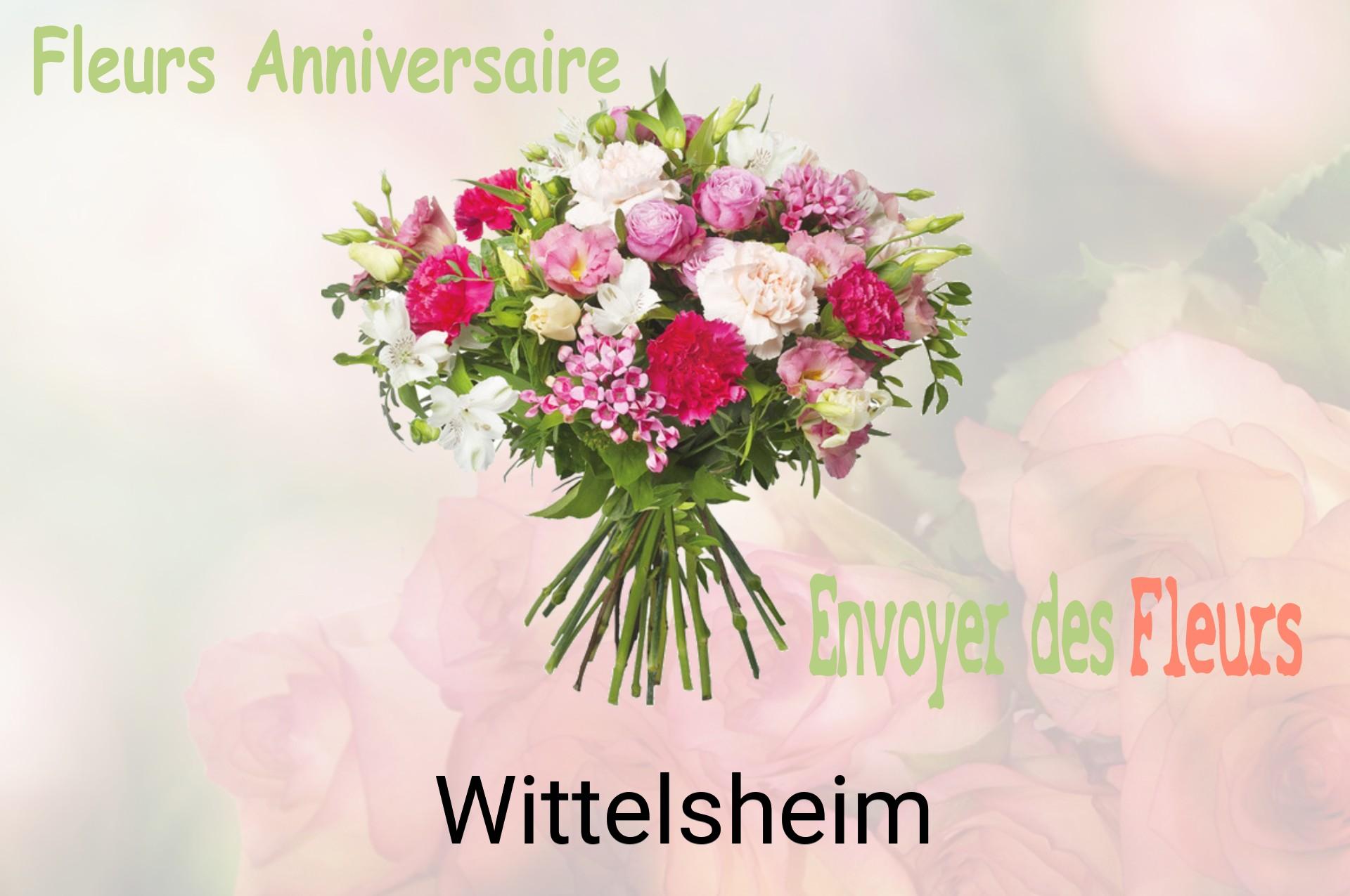 Bouquet de fleurs d’anniversaire livré à Wittelsheim